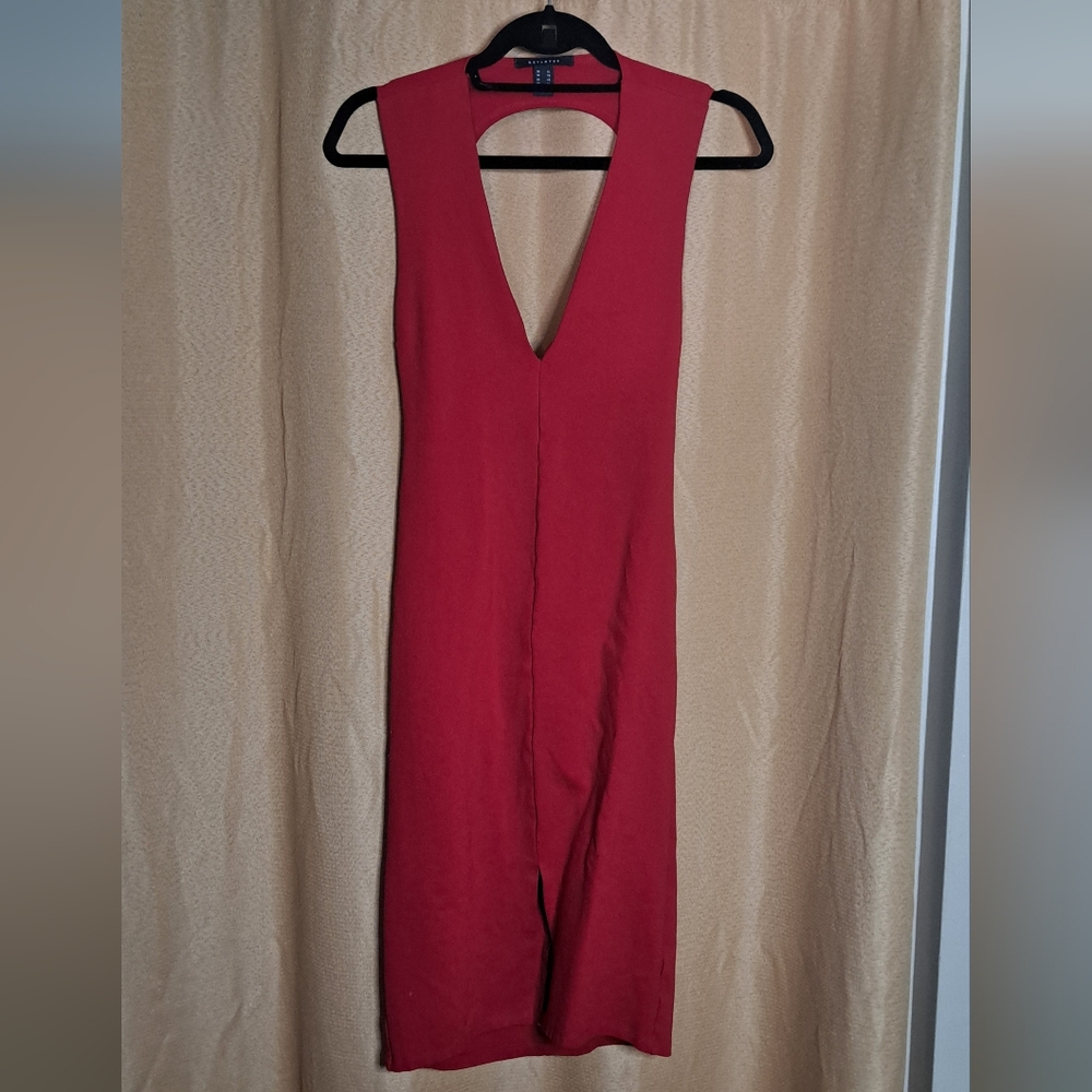 Revamped Bold Bodycon Red Backless Dress